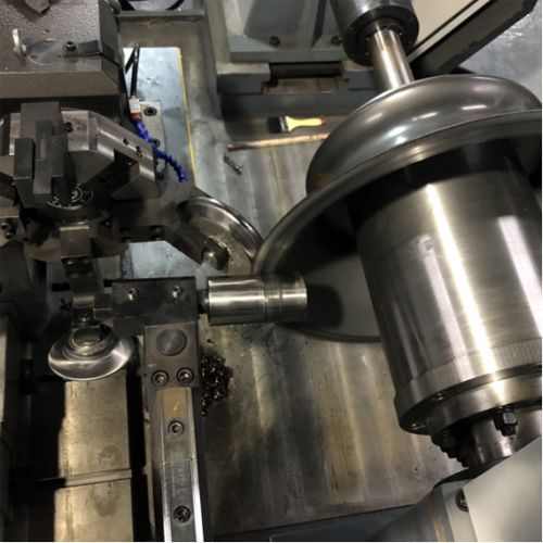 Torno de Repujado CNC para Acero Inoxidable